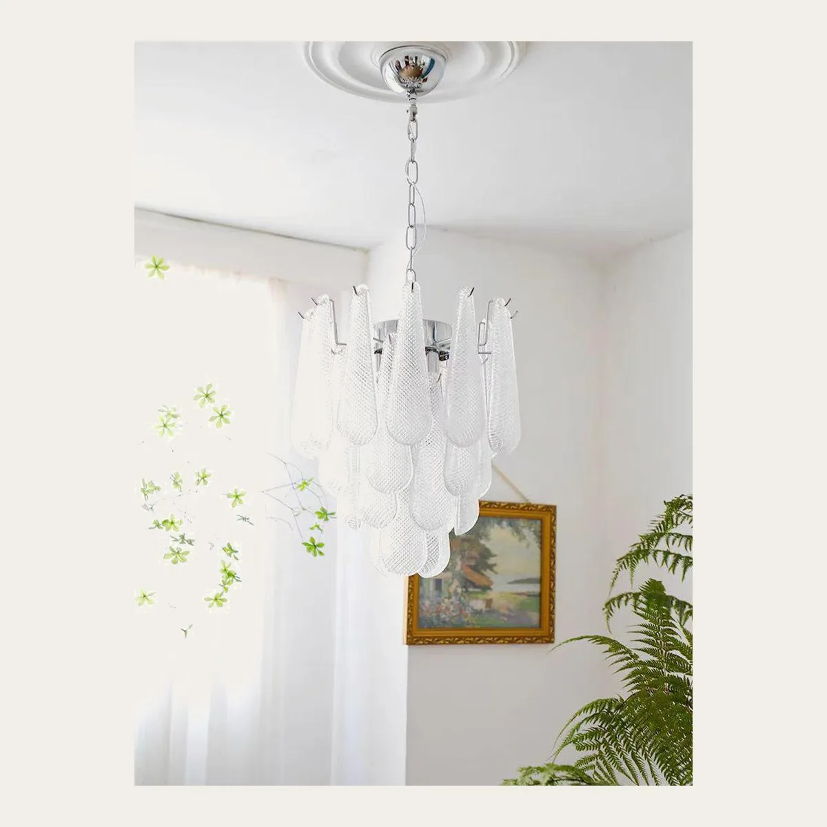 SinWay sinway-murano-011 · Murano Style Crystal Pendant Lamp