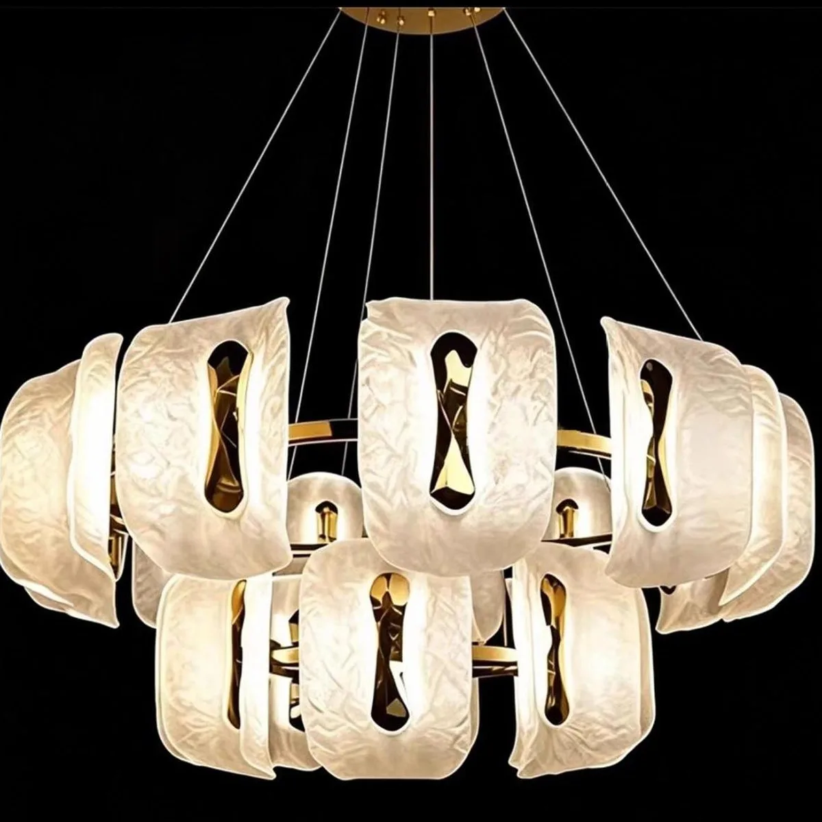 SinWay sinway-murano-216 · Murano Style Crystal Pendant Lamp