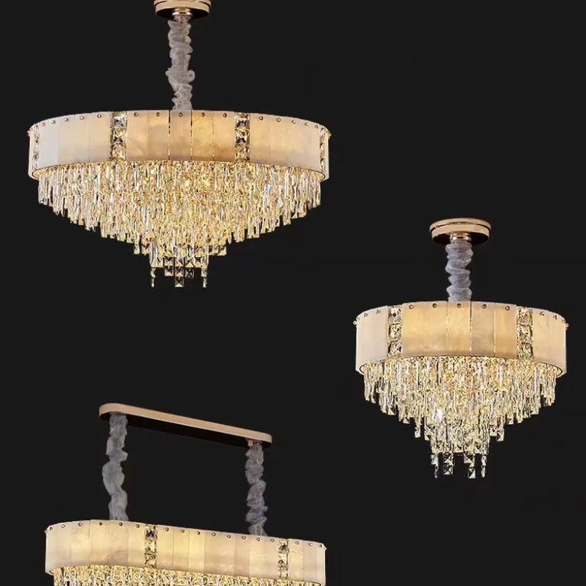 SinWay sinway-murano-152 · Murano Style Crystal Pendant Lamp