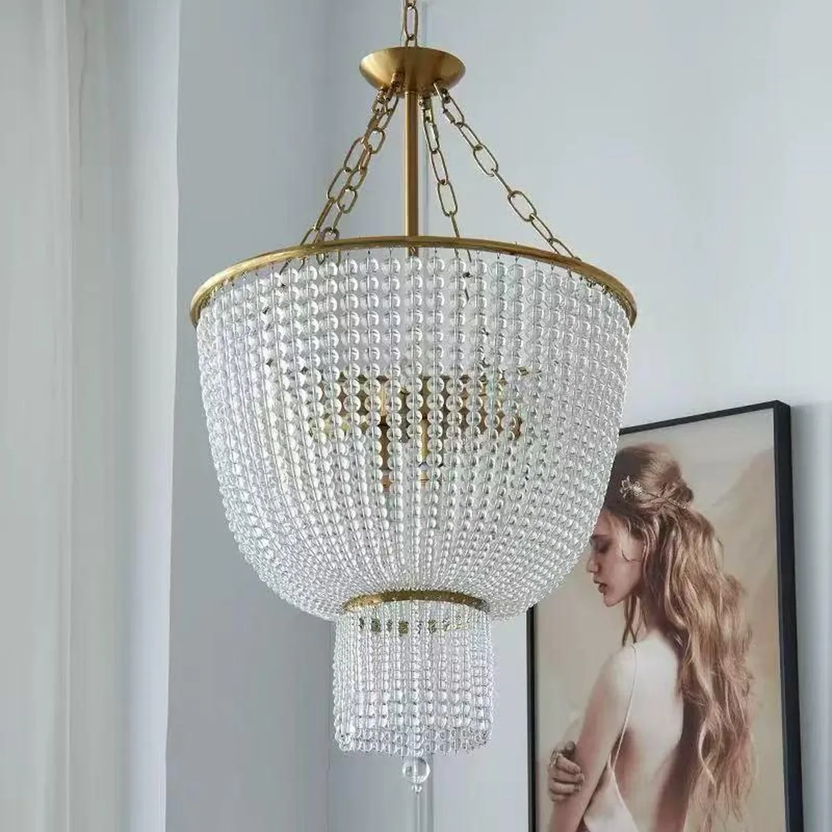 SinWay sinway-murano-193 · Murano Style Crystal Pendant Lamp