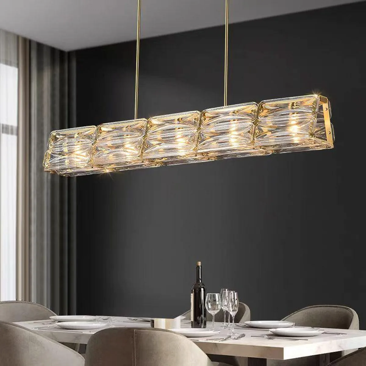 SinWay sinway-murano-027 · Murano Style Crystal Pendant Lamp