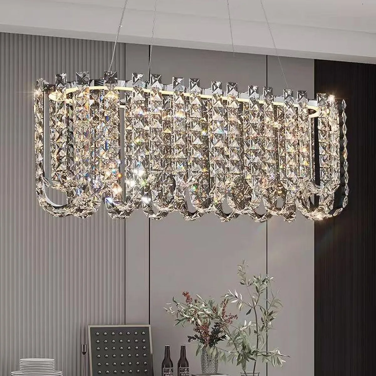 SinWay sinway-murano-017 · Murano Style Crystal Pendant Lamp