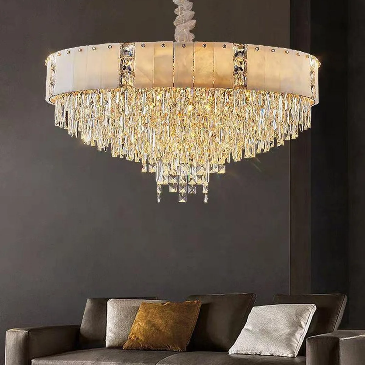 SinWay sinway-murano-093 · Murano Style Crystal Pendant Lamp