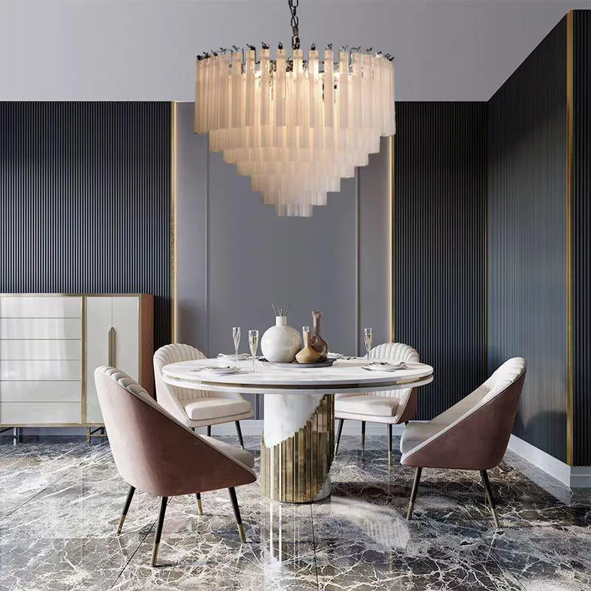 SinWay sinway-murano-021 · Murano Style Crystal Pendant Lamp