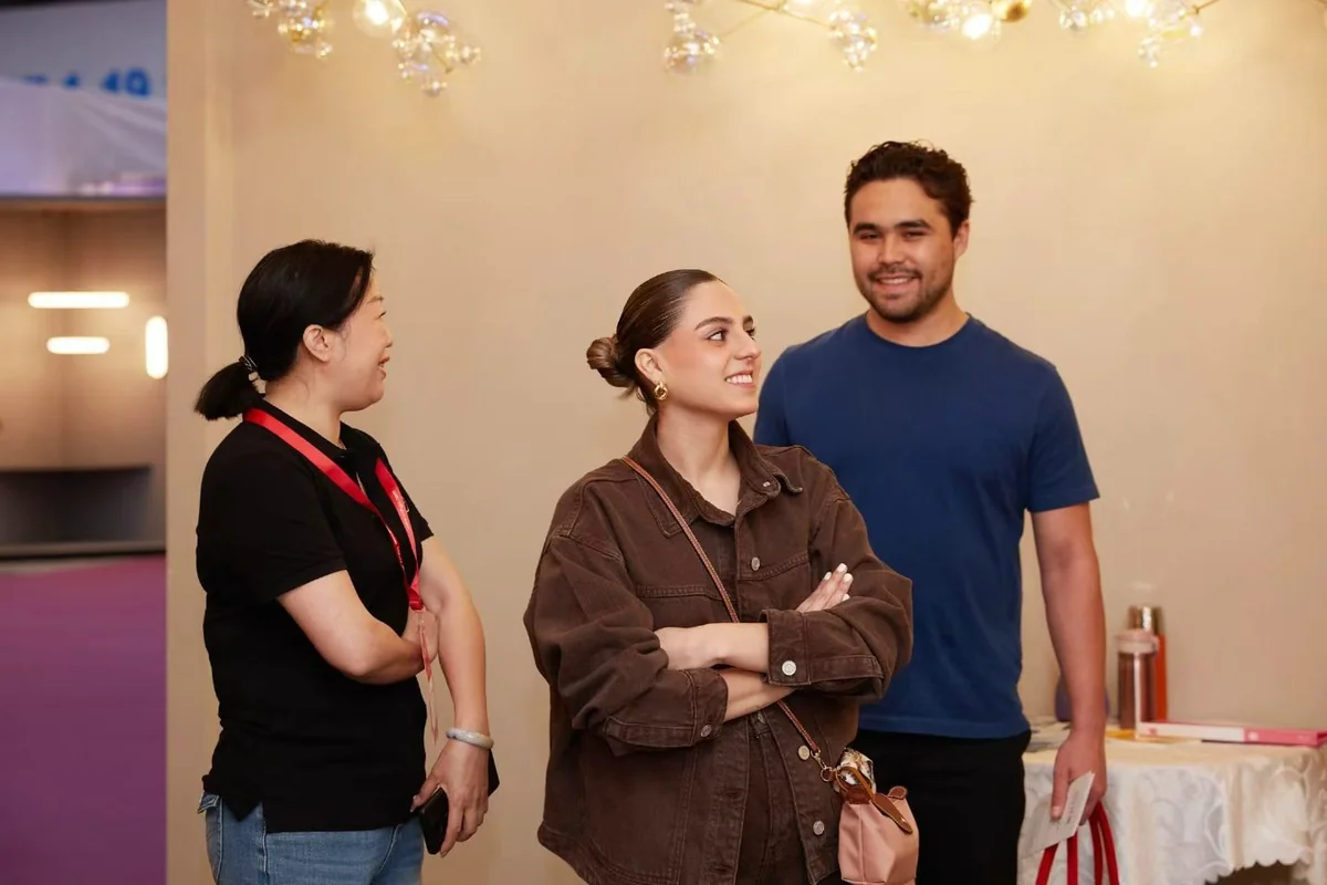 Meeting Designers and Partners at the Fair