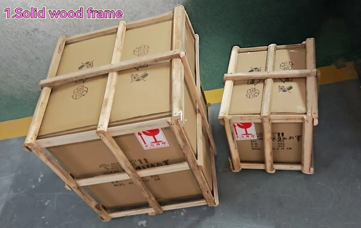 Solid Wood Frames: The First Step of Our Export Packing
